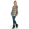 Marie Black White Top tolani