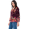 Silk Janessa Sangria Top tolani