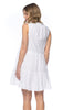 Hailey White Eyelet Dress