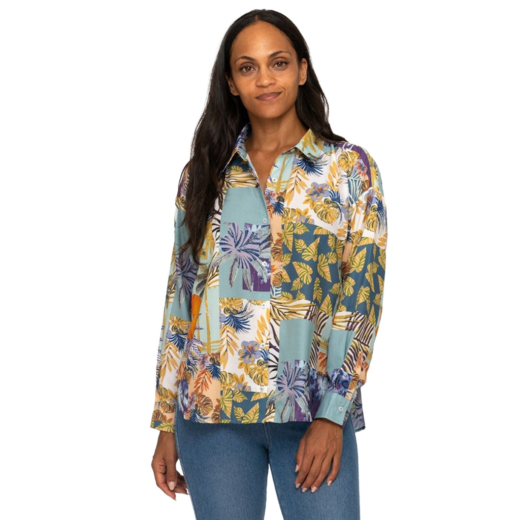 Zarina Tropical Top