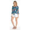 Silk Kimberly Feathers Top tolani