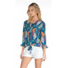 Silk Kimberly Feathers Top tolani