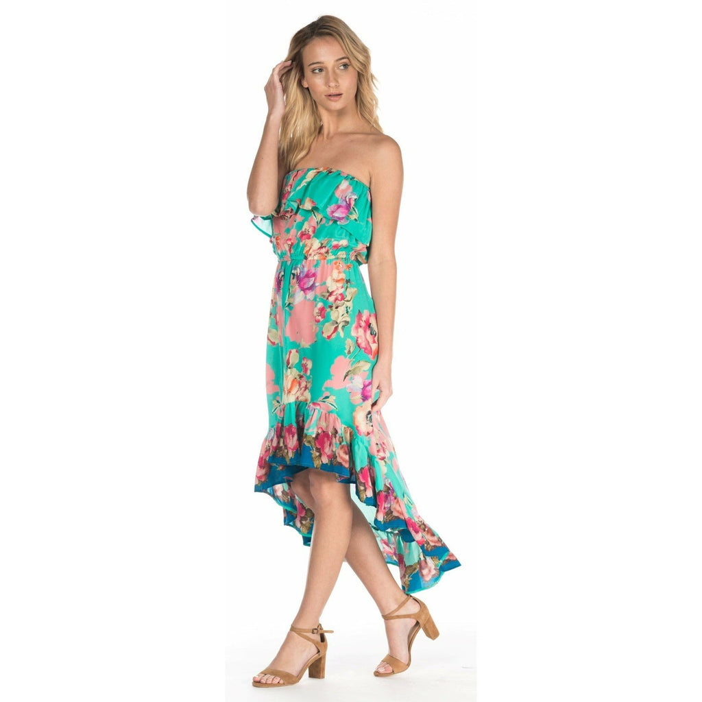 Silk Victoria Floral Dress tolani