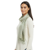 Silk Mint-Pink Scarf