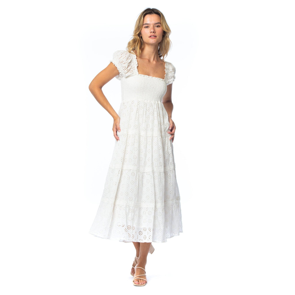  Evelyn White Dress tolani